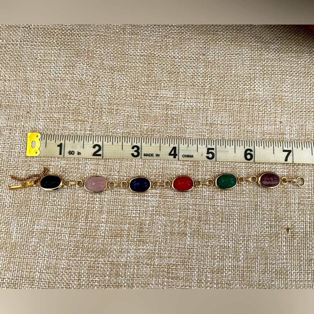 Vintage Scarab Bracelet